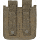 Voodoo Tactical Molded Pistol Mag Pouch - Double, Coyote, DOUBLE, 20-0300007000