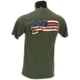 Voodoo Tactical Patriot Banner Ribbon Logo T-Shirt - Mens, Green, Large, 20-9991009094