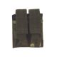 Voodoo Tactical Pistol Mag Pouch, Double, Woodland Camo, 20-7975005000