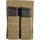 Voodoo Tactical Removable Pistol Mag Pouch, Double, Coyote, 20-0119007000