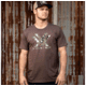 Vortex Camo Logo Short Sleeve T-Shirt - Mens, Brown Heather, Small, 120-15-BRHS