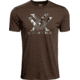 Vortex Camo Logo Short Sleeve T-Shirt - Mens, Brown Heather, Small, 120-15-BRHS