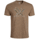 Vortex Camo Logo Short Sleeve T-Shirts - Men's, Coyote Heather, L, 120-15-CHEL