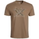 Vortex Camo Logo Short Sleeve T-Shirts - Men's, Coyote Heather, M, 120-15-CHEM