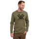 Vortex Core Logo LS T-Shirt - Mens, Military Heather, S, 221-02-MIHS