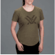 Vortex Core Logo SS T-Shirt - Womens, Military Heather, XS, 221-23-MIHXS
