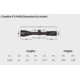 Vortex Crossfire II 3-9x40mm Rifle Scope, 1in Tube, Second Focal Plane, Black, Hard Anodized, Non-Illuminated V-Plex Reticle, MOA Adjustment, CF2-31005