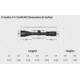 Vortex Crossfire II AO 4-12x40mm Rifle Scope, 1in Tube, Second Focal Plane, Black, Hard Anodized, Non-Illuminated Dead-Hold BDC Reticle, MOA Adjustment, CF2-31019