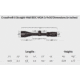 Vortex Crossfire II Straight-Wall 3-9x50mm Rifle Scope, 1 in Tube, Second Focal Plane, Black, Anodized, Non-Illuminated Straight-Wall BDC Reticle, MOA Adjustment, Full-Size, CF2-31011SW
