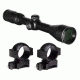 Vortex Diamondback 3-9x40 mm Rifle Scope, 1 in Tube, SFP, Black, Hard Anodized, Non-Illuminated Dead-Hold BDC Reticle, MOA Adjustment, w/ 2x 1-inch Picatinny/Weaver Medium Rings, DBK-01-BDC-KIT1