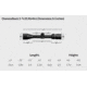 Vortex Diamondback Rimfire 2-7x35mm Rifle Scope, 1 in Tube, Second Focal Plane, Black, Hard Anodized, Non-Illuminated V-Plex Reticle, MOA Adjustment, DBK-RIM