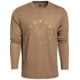 Vortex LS Performance Logo Shirt - 13 Star - Men's, Large, Kelp Brown, 123-06-KLPL