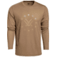 Vortex LS Performance Logo Shirt - 13 Star - Mens, 4XL, Kelp Brown, 123-06-KLP4X