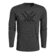 Vortex Men's Solid VTX Logo LS, Charcoal Heather, XL 219049-CHH-XL