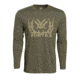 Vortex Mule Deer Antlers Long Sleeve Tee - Men's, 2XL, Military Heather, 219053-MIH-2XL