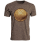 Vortex Mens SS Buck Chest Logo, Brown Heather, M, 219063-BRH-M