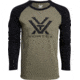 Vortex Raglan Core Logo Long Sleeve T-Shirt - Mens, Military Heather, Extra Large, 220-49-MIHXL