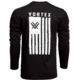 Vortex Salute LS T-Shirt - Mens, Black, 3XL, 222-02-BLK3X