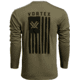 Vortex Salute LS T-Shirt - Mens, Military Heather, 4X, 222-02-MIH4X