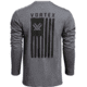 Vortex Salute LS T-Shirt - Mens, Titanium Heather, XL, 222-02-THEXL