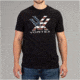 Vortex Stars and Stripes Short Sleeve T-Shirts - Mens, Black, XL, 121-13-BLKXL