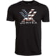 Vortex Stars and Stripes Short Sleeve T-Shirts - Men's, Black, XL, 121-13-BLKXL