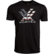 Vortex Stars and Stripes Short Sleeve T-Shirts - Mens, Black, 2XL, 121-13-BLK2X
