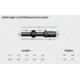 Vortex Strike Eagle 1-6x24mm Rifle Scope, 30mm Tube, Second Focal Plane, Black, Matte, Red AR-BDC3 Reticle, MOA Adjustment, SE-1624-2