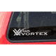 Vortex Tesm Vinyl Decal, White, DECAL-TEAM