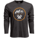Vortex Three Peaks LS T-Shirt - Mens, Charcoal Heather, M, 222-01-CHHM