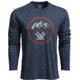 Vortex Three Peaks LS T-Shirt - Men's, Medium, Navy Heather, 222-01-NAHM