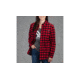 Vortex Timber Rush Flannel - Womens, Red Buffalo, Extra Large, 220-26-RBOXL