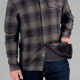Vortex Trail Call Tech Flannel - Mens, Shadow, L, 221-39-SHAL