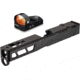Vortex Venom Red Dot Sight, 1x26.5mm, 3 MOA Dot Reticle, Black and TRYBE Defense Pistol Slide, Glock 19, Gen 5, Venom Cut, Version 2, Black Cerakote