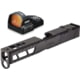 Vortex Viper 1x24mm 6 MOA Red Dot Sight, Black, Viper Red Dot and TRYBE Defense Pistol Slide, Glock 17, Gen 4, Viper Cut, Version 2, Black Cerakote