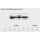 Vortex Viper HS 4-16x50mm Rifle Scope, 30mm Tube, Second Focal Plane, Black, Hard Anodized, Non-Illuminated Dead-Hold BDC Reticle, MOA Adjustment, VHS-4307