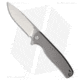 Vosteed Mini Labrador Folding Knife, 2.73in, Sandvik 14C28N, Drop Point Blade, Titanium Gray Handle, Steel/Gray, 6.23in, BHQ-195816
