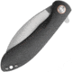 Vosteed Nightshade LT Folding Knife, 4.25in Closed, 3.25in Satin Nitro V Steel Blade, Black Canvas Micarta Handle, NS32NTMK