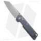 Vosteed Parallel Folding Knife, 2.90in, CPM S35VN Stainless Steel, Reverse Tanto Blade, Titanium Blue Handle, Gray/Blue, 7.04in, BHQ-214956