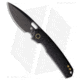 Vosteed Psyop Top Folding Knife, 3.32in, ELMAX, Drop Point Blade, Titanium Black Handle, Black/Black, 8.01in, BHQ-201103