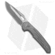 Vosteed Thunderbird Folding Knife, 3.25in, ELMAX, Tanto Blade, Titanium Gray Handle, Gray/Gray, 7.73in, BHQ-192666