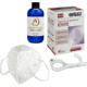 Vtrap Disposable Medical Mask, Box of 40, w/ 8oz Hand Sanitizer and NoTouch Keyring