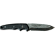 Vulture Equipment Works 4.25in Stainless Steel Blade Talon Mk2 Fixed Blade Knife w/Black Stone Wash Finish, Dark Grey VEW-FBT-Mk2-BSW