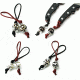 Vulture Equipment Works Bone Bead Lanyard Black Cord, Brown, VEW-Bead-B-B