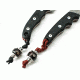 Vulture Equipment Works Bone Bead Lanyard Black Cord, Brown, VEW-Bead-B-B