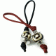 Vulture Equipment Works Bone Bead Lanyard Black Cord, BullsEye, VEW-Bead-BE-B