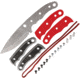 Vulture Equipment Works Cholera Fixed Blade Knife Kit,4.25in 154CM Steel Blade w/Blanks,Red G10 Liners,Micarta Handles,Pins,Screws, VEW-FBC-MK2-KIT