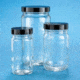 VWR Ac Medium Round Bottles, Case of 1, Clear, Wide Mouth Bulk Packs With Unattached Caps In Bags, VW5710858C21