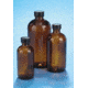 VWR Boston Round Bottles, Amber, Narrow Mouth VW5120824B Bottles Only