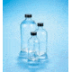 VWR Boston Round Bottles, Clear, Narrow Mouth VW5110422C26 Bulk Packs With Unattached Caps In Bags